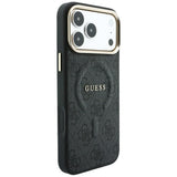 Husa de protectie Guess 4G Embossed Classic compatibil cu iPhone 18 Pro Max / iPhone 17 Pro Max, Negru