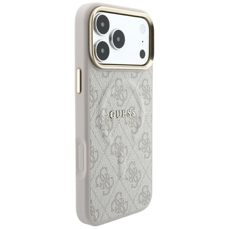 Husa de protectie Guess 4G Embossed Classic compatibil cu iPhone 18 Pro Max / iPhone 17 Pro Max, Roz
