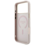 Husa de protectie Guess 4G Embossed Classic compatibil cu iPhone 18 Pro Max / iPhone 17 Pro Max, Roz