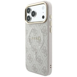Husa de protectie Guess 4G Embossed Classic compatibil cu iPhone 18 Pro Max / iPhone 17 Pro Max, Roz