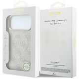 Husa de protectie Guess 4G Embossed Classic compatibil cu iPhone 18 Pro Max / iPhone 17 Pro Max, Roz