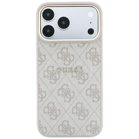 Husa de protectie Guess 4G Embossed Classic compatibil cu iPhone 18 Pro / iPhone 17 Pro, Roz