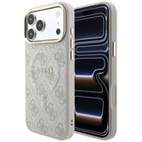 Husa de protectie Guess 4G Embossed Classic compatibil cu iPhone 18 Pro / iPhone 17 Pro, Roz