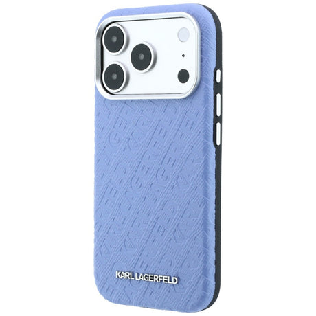 Husa de protectie Karl Lagerfeld compatibil cu iPhone 18 Pro / iPhone 17 Pro, Albastru