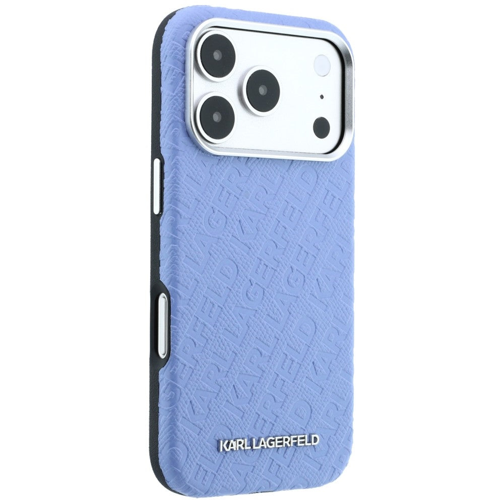 Husa de protectie Karl Lagerfeld compatibil cu iPhone 18 Pro / iPhone 17 Pro, Albastru