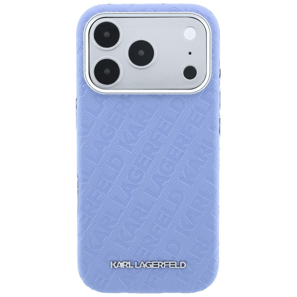 Husa de protectie Karl Lagerfeld compatibil cu iPhone 18 Pro / iPhone 17 Pro, Albastru