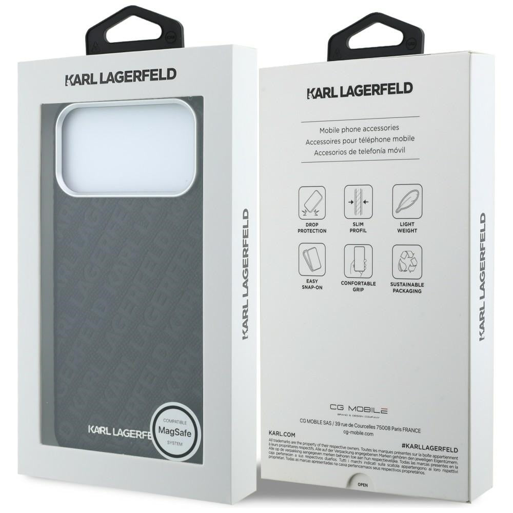 Husa de protectie Karl Lagerfeld compatibil cu iPhone 18 Pro Max / iPhone 17 Pro Max, Negru