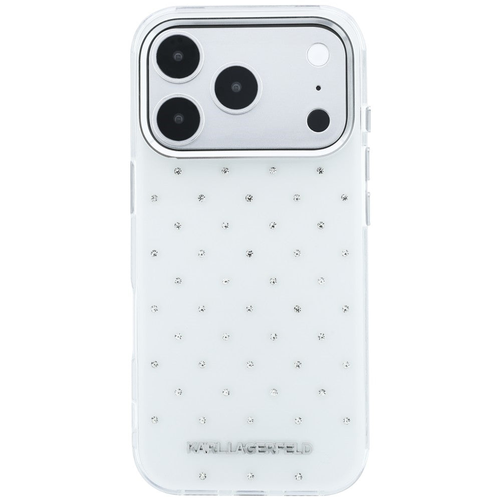 Husa de protectie Karl Lagerfeld compatibil cu iPhone 18 Pro Max / iPhone 17 Pro Max, Alb