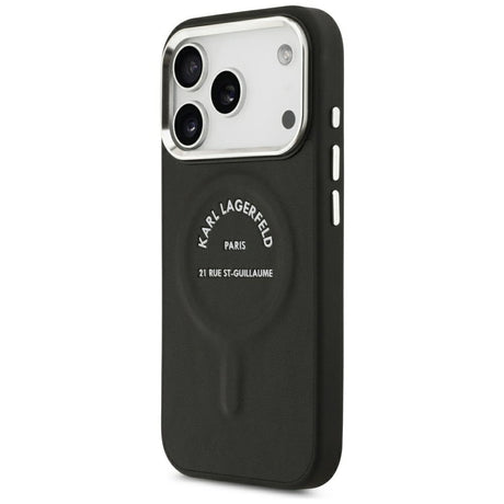 Husa de protectie Karl Lagerfeld compatibil cu iPhone 17 Pro Max / iPhone 18 Pro Max, Negru