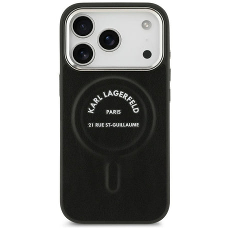 Husa de protectie Karl Lagerfeld compatibil cu iPhone 18 Pro / iPhone 17 Pro, Negru