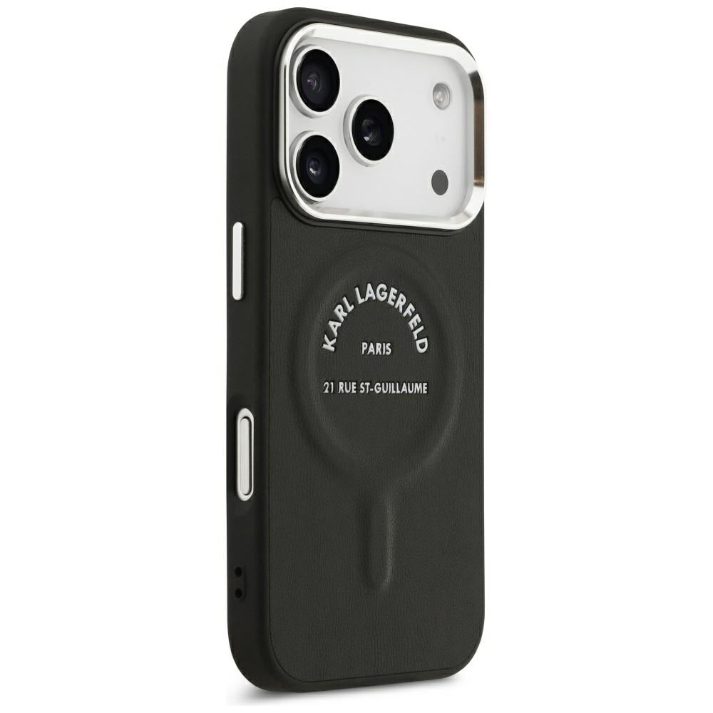 Husa de protectie Karl Lagerfeld compatibil cu iPhone 18 Pro / iPhone 17 Pro, Negru