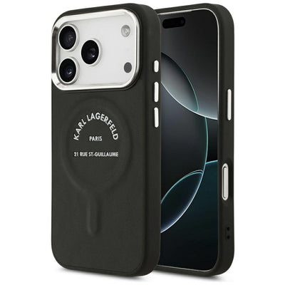 Husa de protectie Karl Lagerfeld compatibil cu iPhone 18 Pro / iPhone 17 Pro, Negru