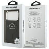 Husa de protectie Karl Lagerfeld compatibil cu iPhone 18 Pro / iPhone 17 Pro, Negru