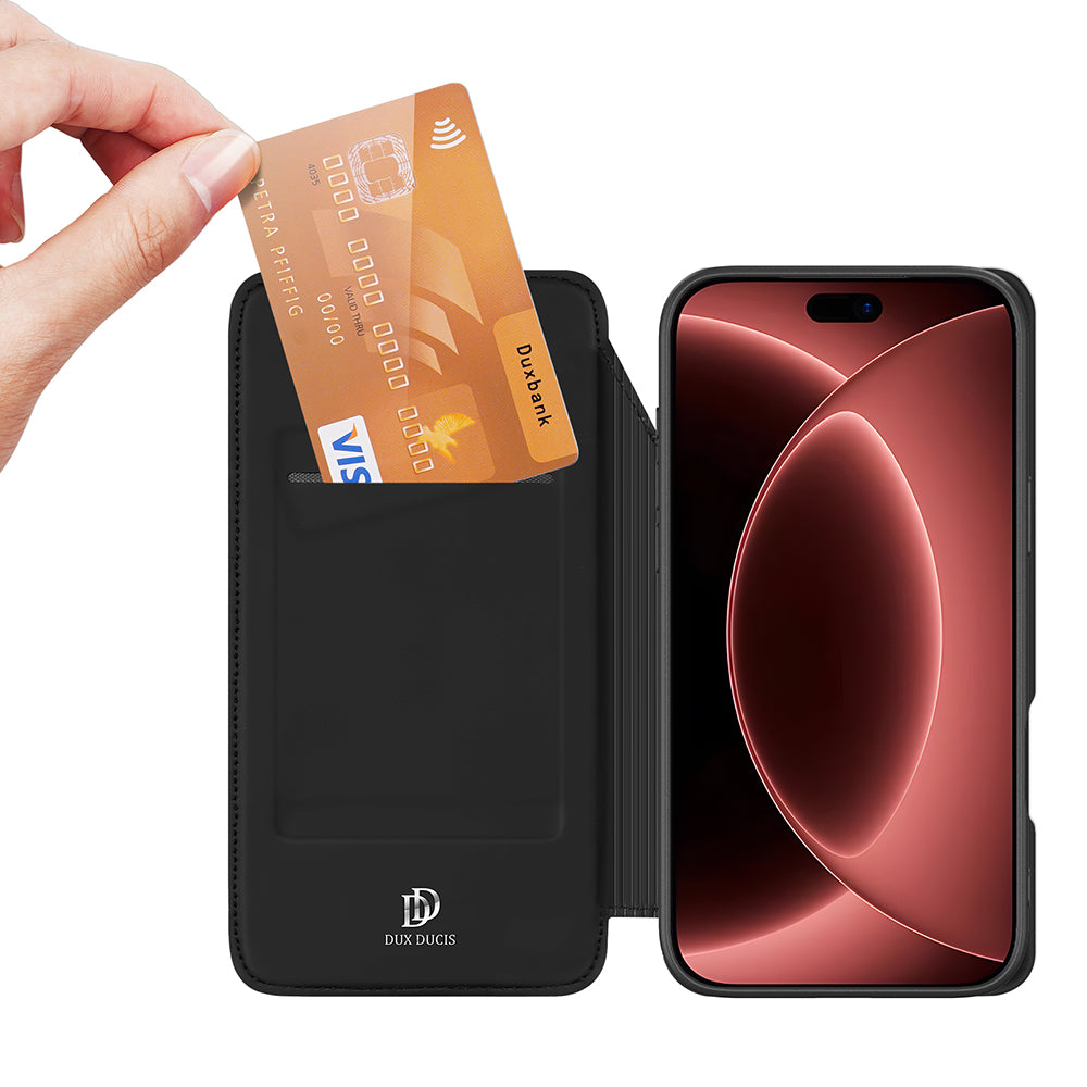 Husa de protectie Dux Ducis Skin Pro compatibil cu iPhone 18 Pro Max / iPhone 17 Pro Max, Negru