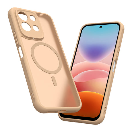 Husa de protectie Techsuit HaloFrost II cu inel magnetic compatibil cu Xiaomi Redmi 17 4G / Redmi 17 5G, Auriu