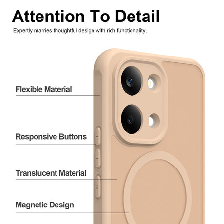 Husa de protectie Techsuit HaloFrost II cu inel magnetic compatibil cu Xiaomi Redmi 17 4G / Redmi 17 5G, Auriu