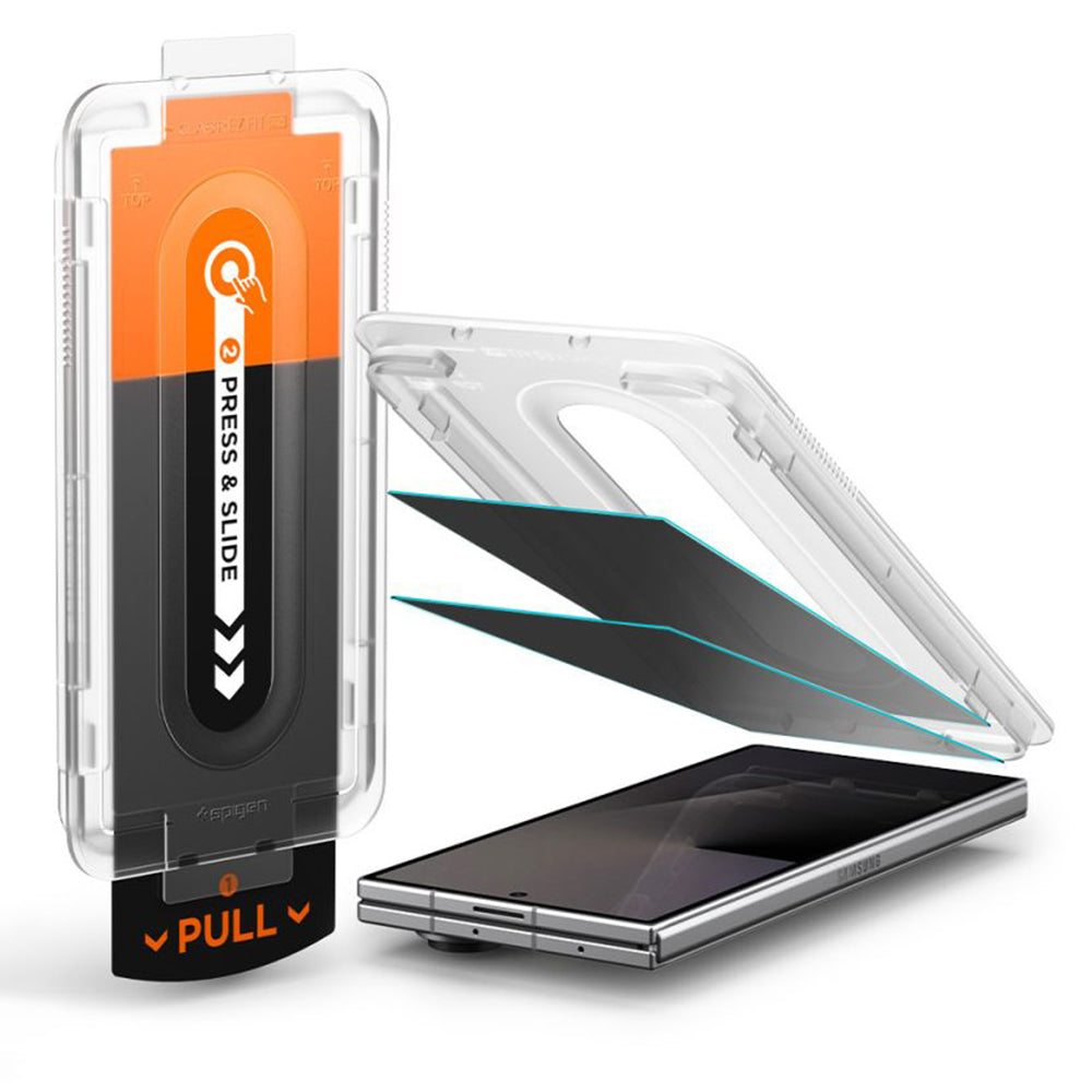 Folie de protectie Spigen Glas.tR EZ-FIT Pro compatibil cu Samsung Galaxy Z Fold7 / Z Fold8 Ultra, Privacy