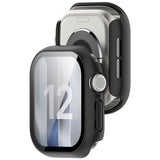 Husa pentru Apple Watch 12 42mm + Folie - Techsuit Defense360 Pro - Black