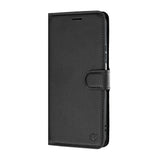 Husa de protectie Techsuit Leather Folio compatibil cu Honor 600 Smart, Negru