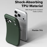 Husa de protectie Ringke Onyx compatibil cu iPhone 17 Pro / iPhone 18 Pro, Verde