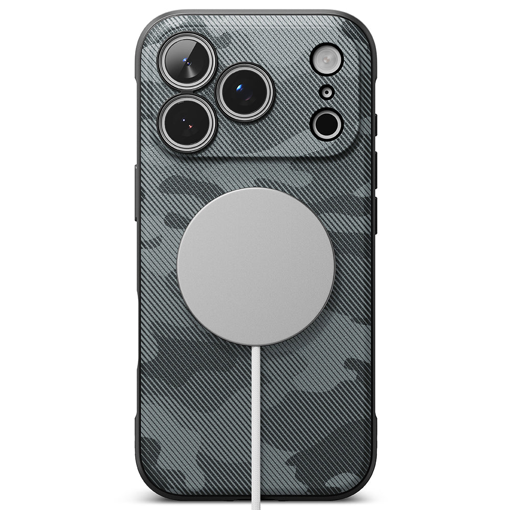 Husa de protectie Ringke Onyx compatibil cu iPhone 17 Pro / iPhone 18 Pro, Negru Camuflaj