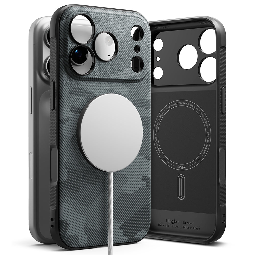 Husa de protectie Ringke Onyx compatibil cu iPhone 17 Pro Max / iPhone 18 Pro Max, Negru Camuflaj