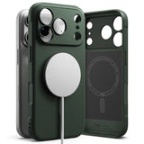 Husa de protectie Ringke Onyx compatibil cu iPhone 18 Pro / iPhone 17 Pro, Verde