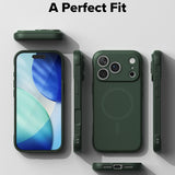 Husa de protectie Ringke Onyx compatibil cu iPhone 18 Pro / iPhone 17 Pro, Verde