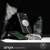 Husa de protectie Ringke Onyx compatibil cu iPhone 18 Pro / iPhone 17 Pro, Verde