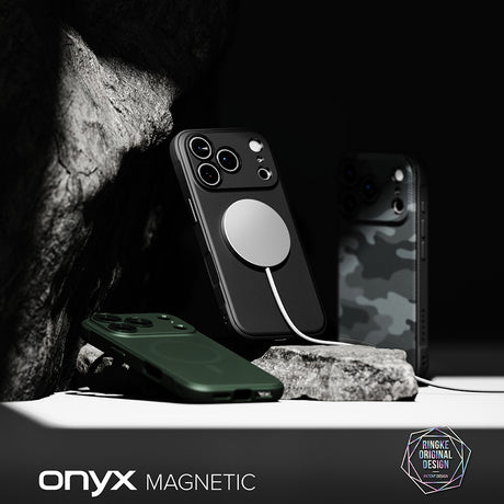 Husa de protectie Ringke Onyx compatibil cu iPhone 17 Pro Max / iPhone 18 Pro Max, Verde