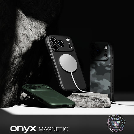 Husa de protectie Ringke Onyx compatibil cu iPhone 17 Pro / iPhone 18 Pro, Negru
