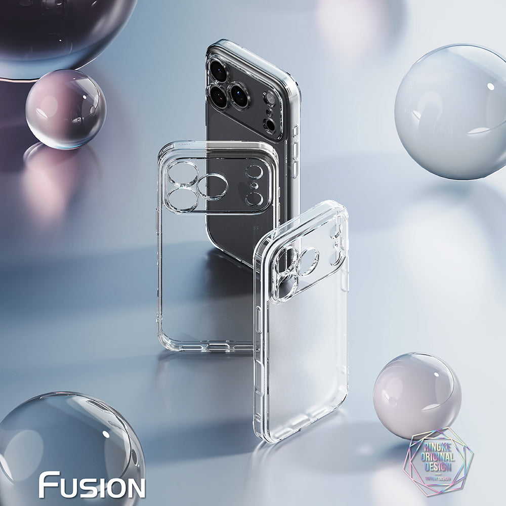 Husa de protectie Ringke Fusion compatibil cu iPhone 17 Pro Max / iPhone 18 Pro Max, Transparent