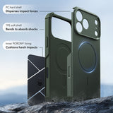 Husa de protectie ESR Cyber Halolock compatibil cu iPhone 18 Pro Max / iPhone 17 Pro Max, Verde