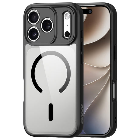 Husa de protectie Dux Ducis Aimo MagSafe compatibil cu iPhone 17 Pro / iPhone 18 Pro, Negru