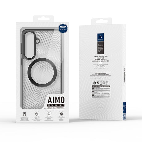 Husa de protectie Dux Ducis Aimo MagSafe compatibil cu Samsung Galaxy S26 Plus, Negru