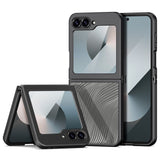 Husa de protectie Dux Ducis Aimo Series compatibil cu Samsung Galaxy Z Flip6, Negru