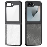 Husa de protectie Dux Ducis Aimo Series compatibil cu Samsung Galaxy Z Flip6, Negru