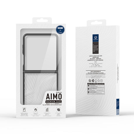 Husa de protectie Dux Ducis Aimo compatibil cu Samsung Galaxy Z Flip7, Negru