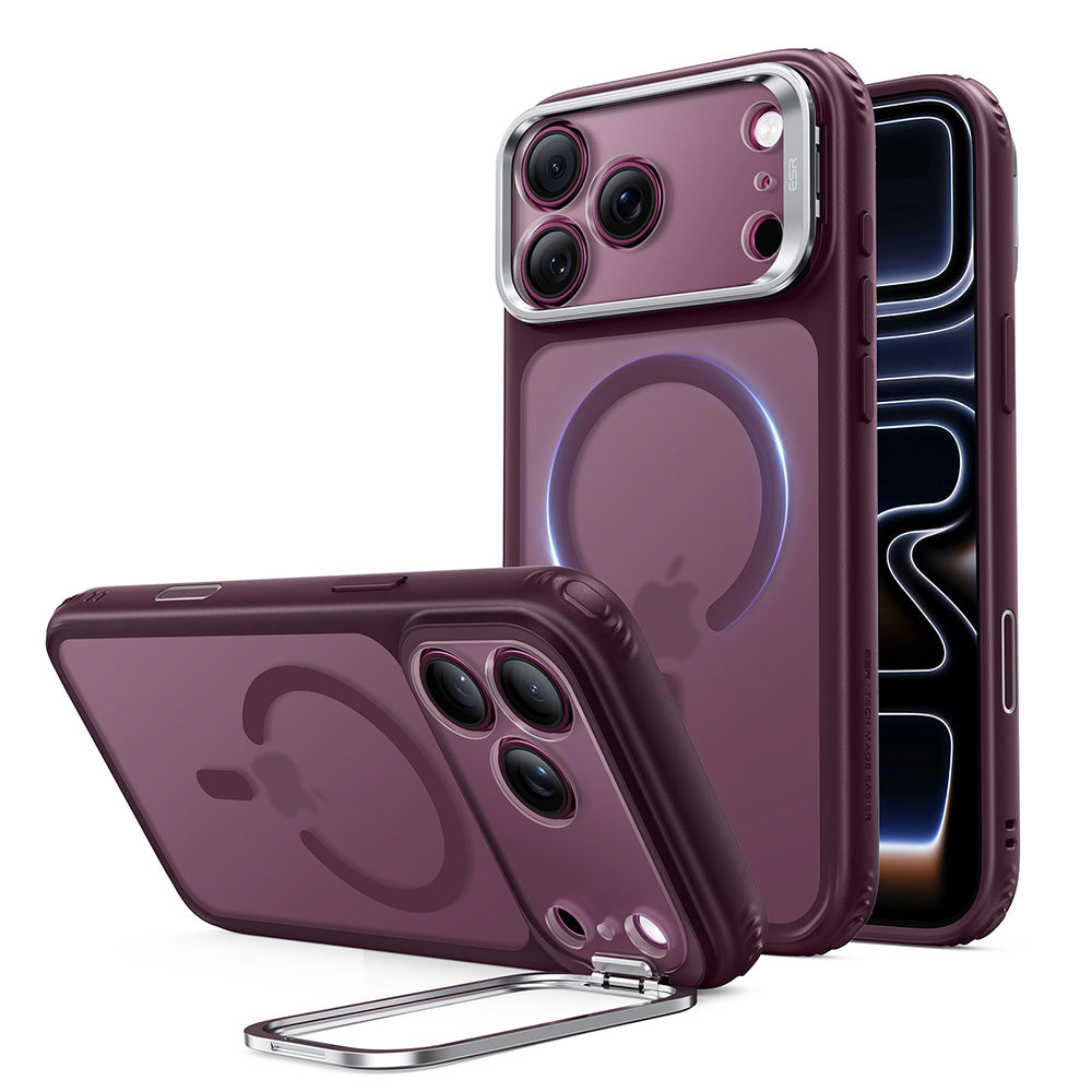 Husa de protectie ESR Classic Hybrid compatibil cu iPhone 17 Pro / iPhone 18 Pro, Bordo