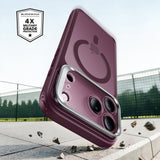 Husa de protectie ESR Classic Hybrid compatibil cu iPhone 17 Pro / iPhone 18 Pro, Bordo