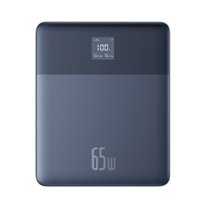 Baterie externa Baseus (P10063801323-00), 12000mAh, 2x Type-C, 65W, Albastru