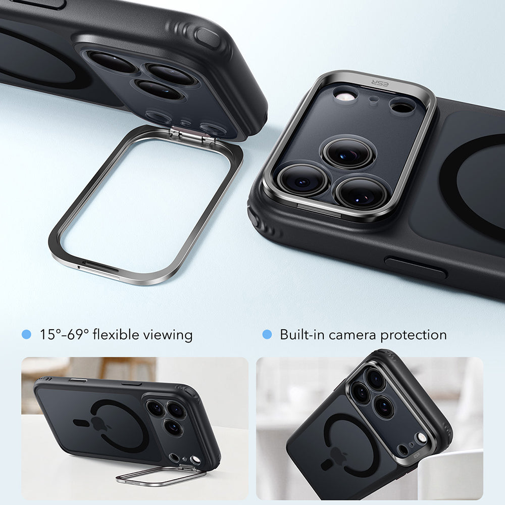 Husa de protectie ESR Classic Hybrid compatibil cu iPhone 17 Pro Max / iPhone 18 Pro Max, Negru