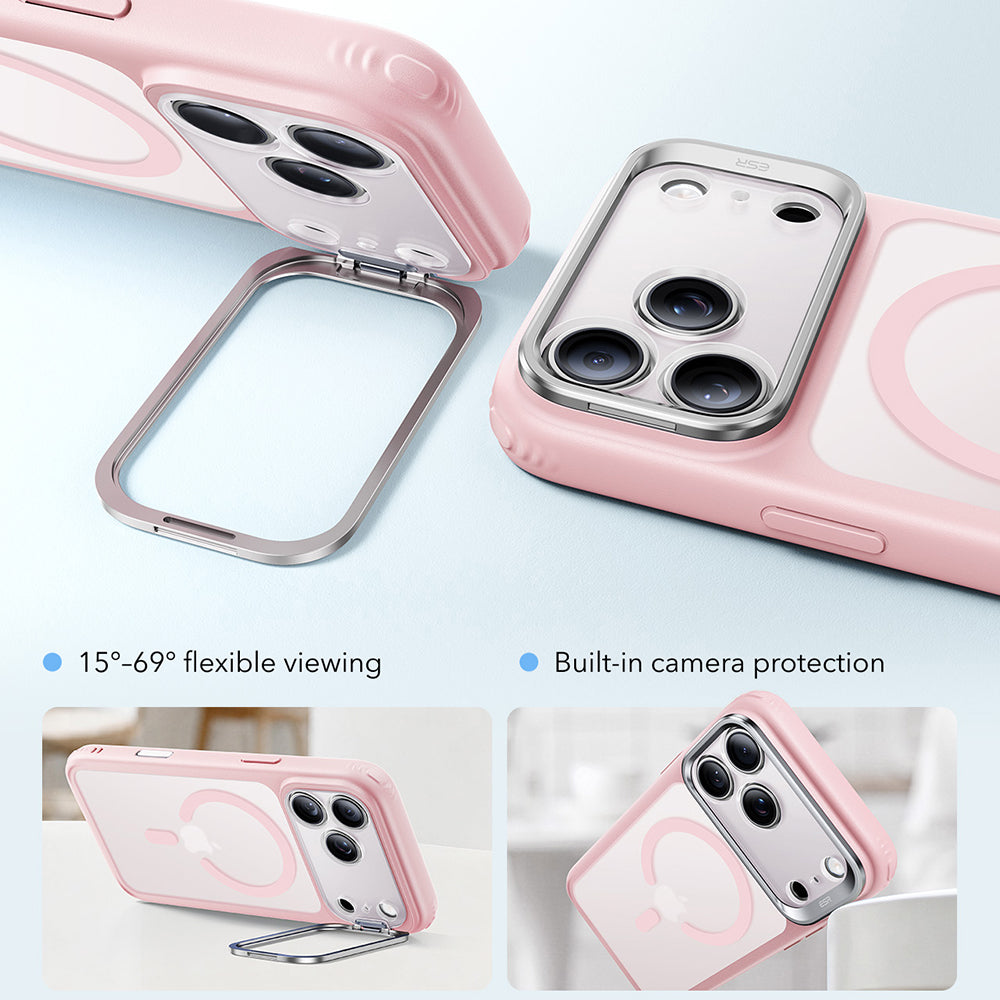 Husa de protectie ESR Classic Hybrid compatibil cu iPhone 17 Pro / iPhone 18 Pro, Roz