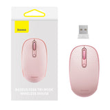 Mouse Baseus F01B (B01055503413-00), Bluetooth 5.0, 2.4G, 1600 DPI, Roz