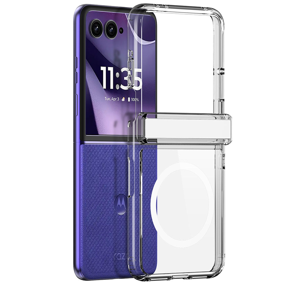 Husa de protectie Dux Ducis Clin Magnetic Series compatibil cu Motorola Razr 70 / Razr 60 / Razr 50, Transparent