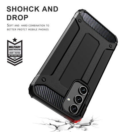 Husa de protectie Techsuit Hybrid Armor compatibil cu Samsung Galaxy A54, Negru