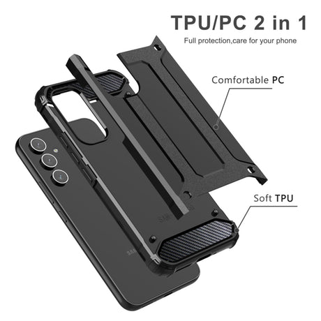 Husa de protectie Techsuit Hybrid Armor compatibil cu Samsung Galaxy A54, Negru
