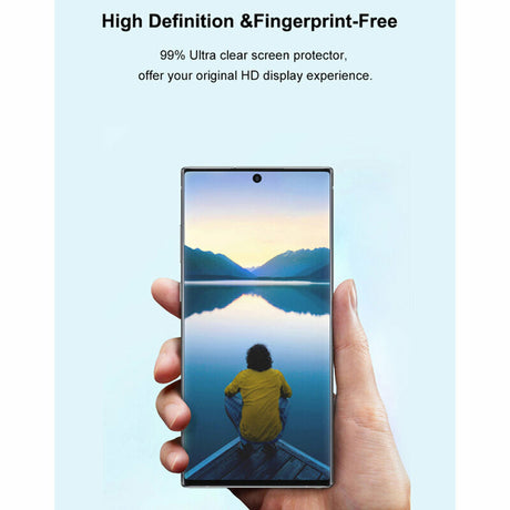 Folie de protectie Lito 3D UV Glass compatibil cu Samsung Galaxy S23 Ultra, Transparent