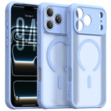 Husa de protectie Techsuit HaloFrost II MagSafe compatibil cu iPhone 18 Pro Max / iPhone 17 Pro Max, Albastru