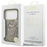 Husa de protectie Guess compatibil cu iPhone 18 Pro / iPhone 17 Pro, Maro